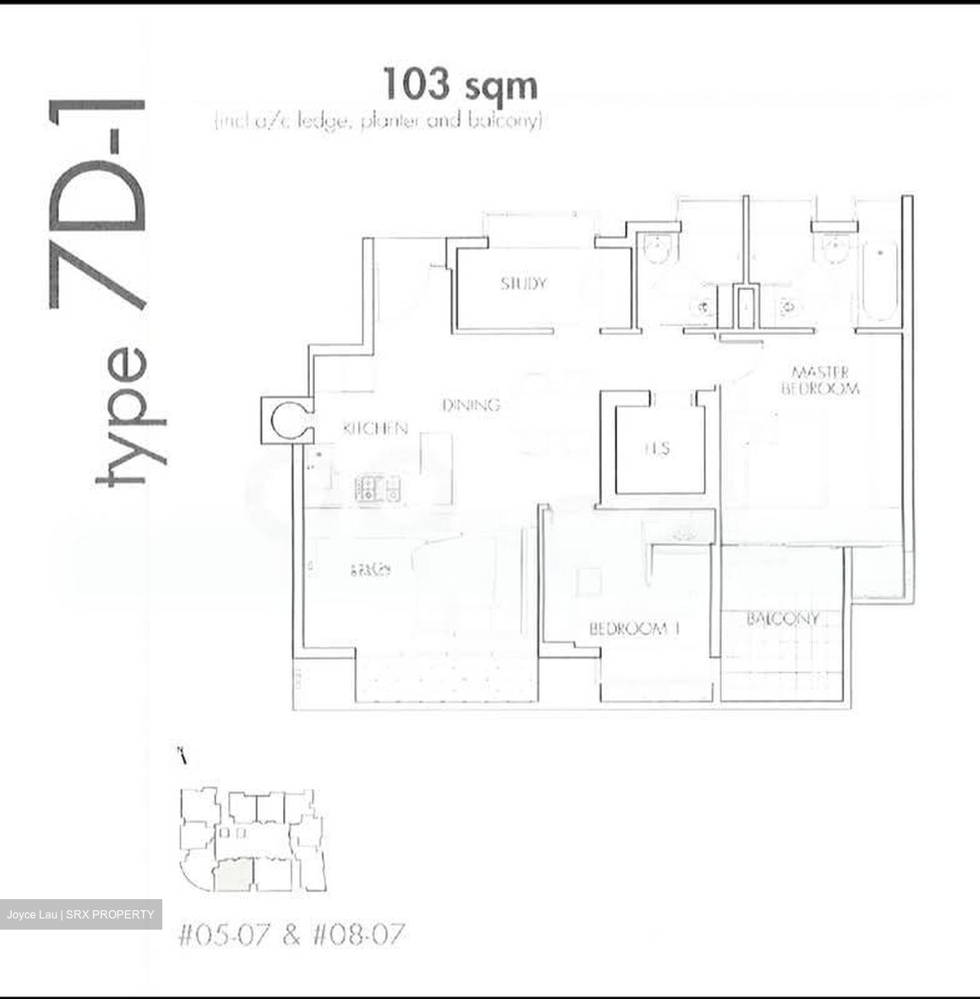 One Oxley Rise (D9), Apartment #575944671